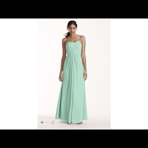 Mint David’s Bridesmaid’s dress